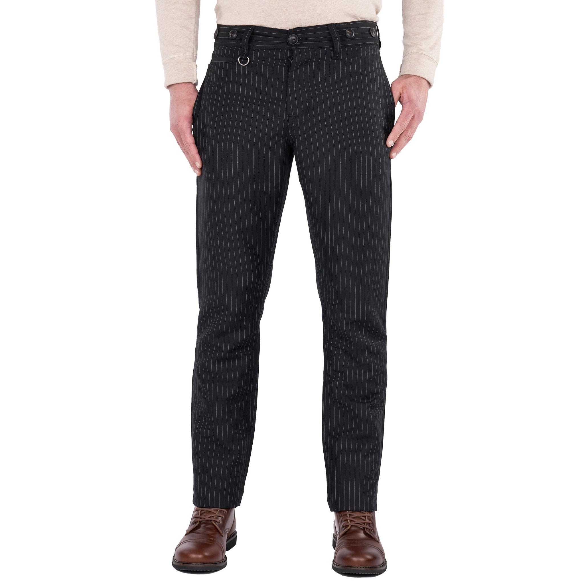 Pike Brothers1947 Harvester Hose Chicago blackPantalonsBritish Parts Luzern