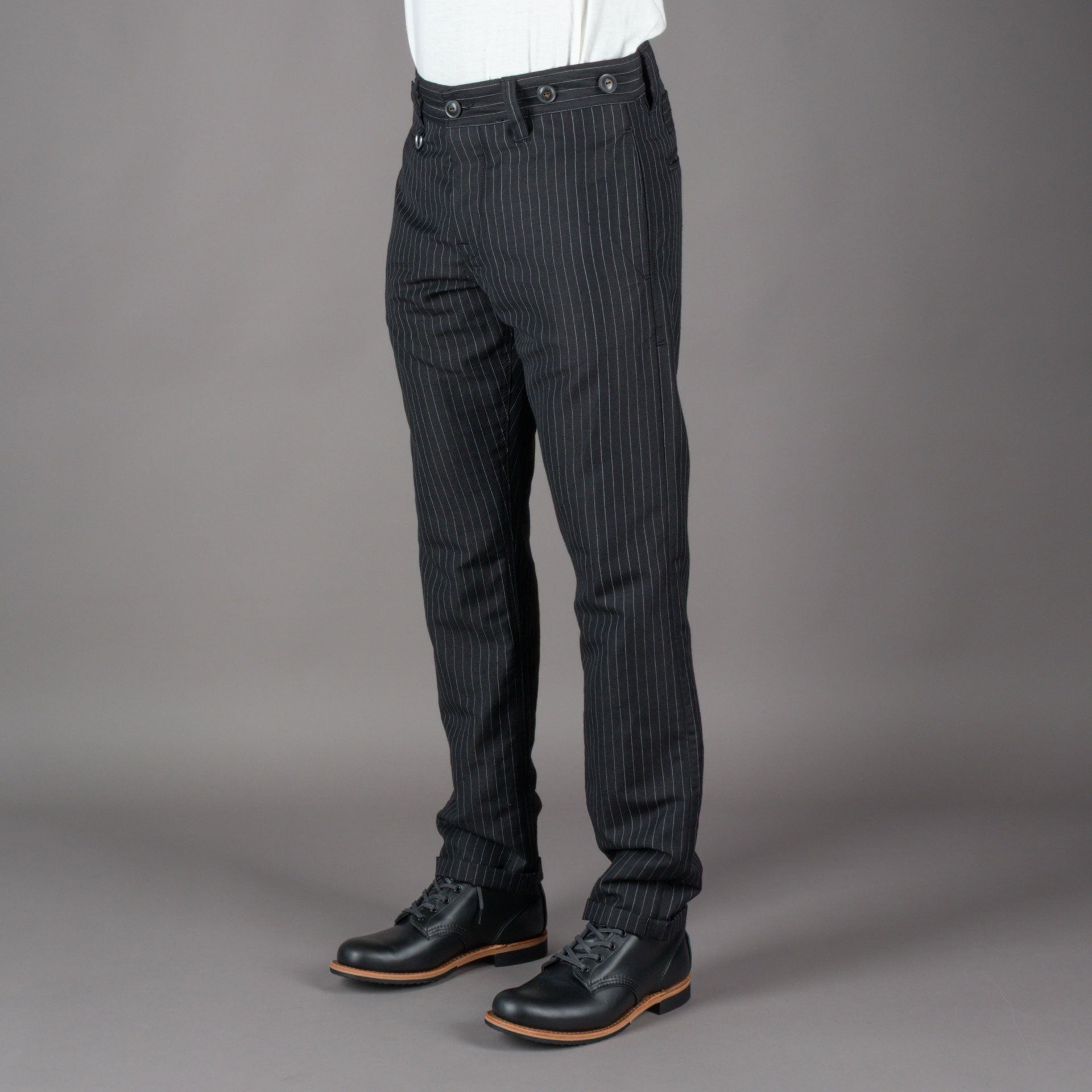 Pike Brothers1947 Harvester Hose Chicago blackPantalonsBritish Parts Luzern