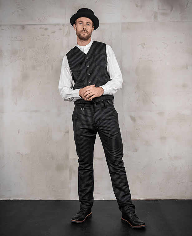 Pike Brothers1947 Harvester Hose Chicago blackPantalonsBritish Parts Luzern