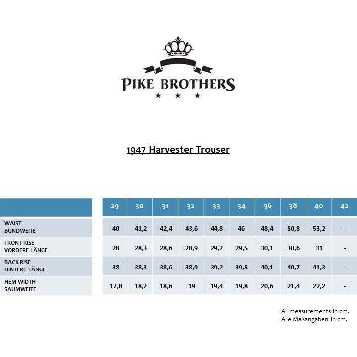 Pike Brothers1947 Harvester Pantalon Chicago SandPantalonsBritish Parts Luzern