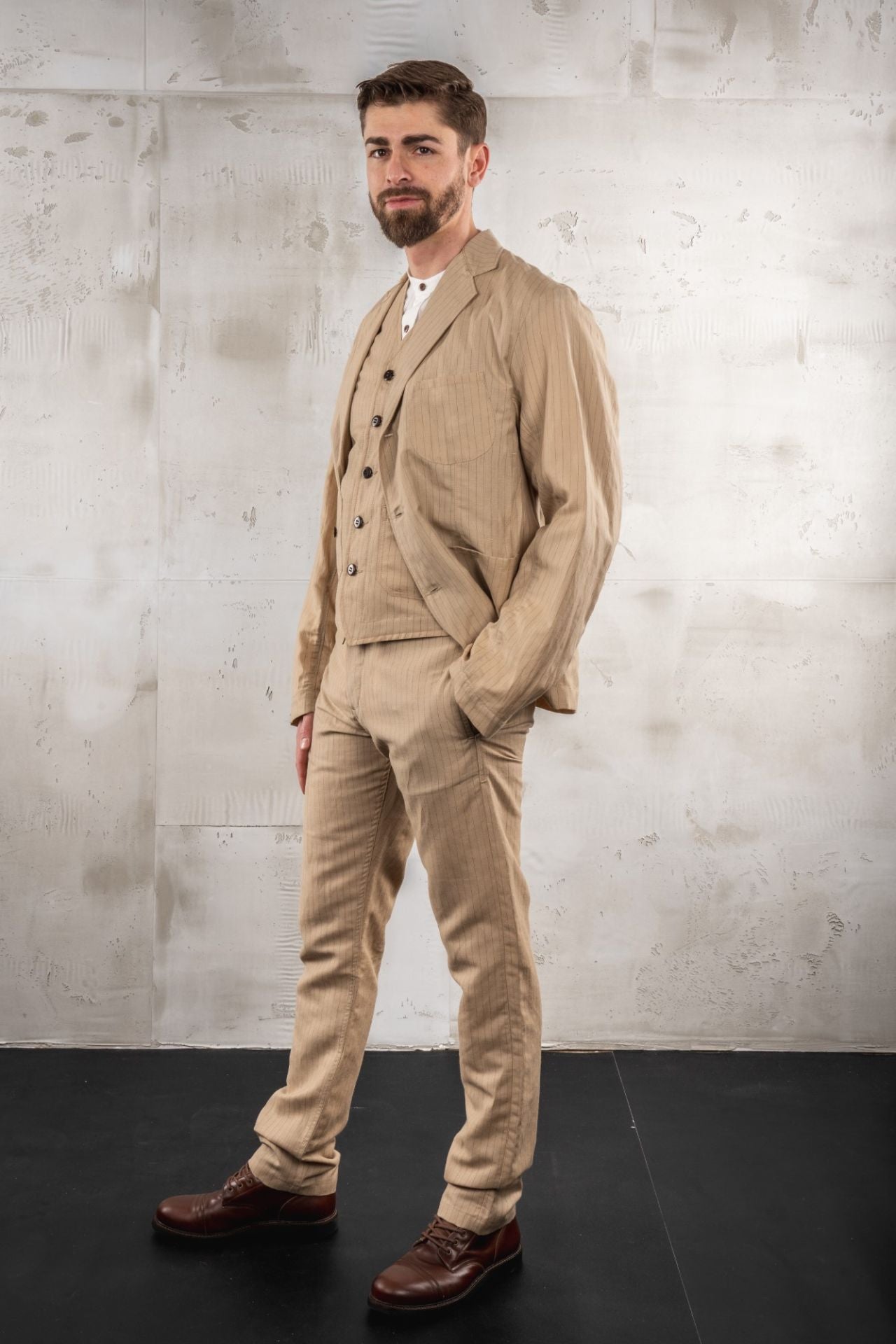 Pike Brothers1947 Harvester Pantalon Chicago SandPantalonsBritish Parts Luzern