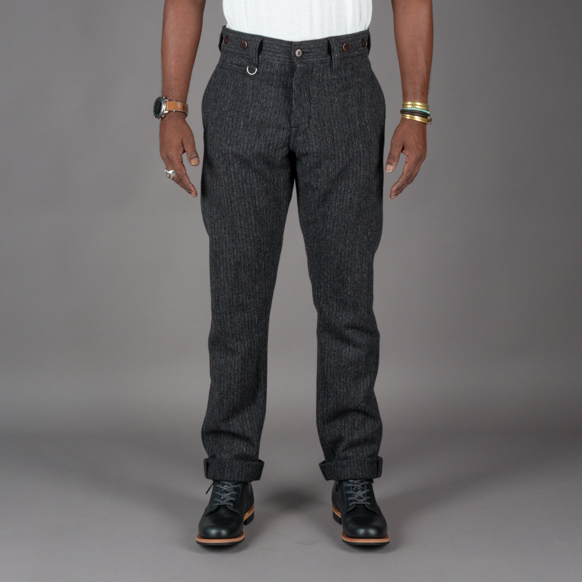 Pike Brothers1947 Harvester Pantalon Glasgow GreyPantalonsBritish Parts Luzern