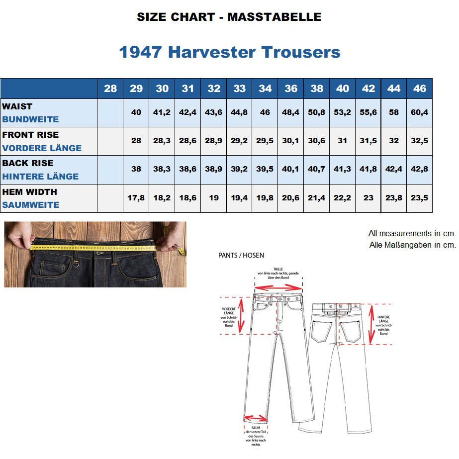 Pike Brothers1947 Harvester Hose Owen brownHosenBritish Parts Luzern
