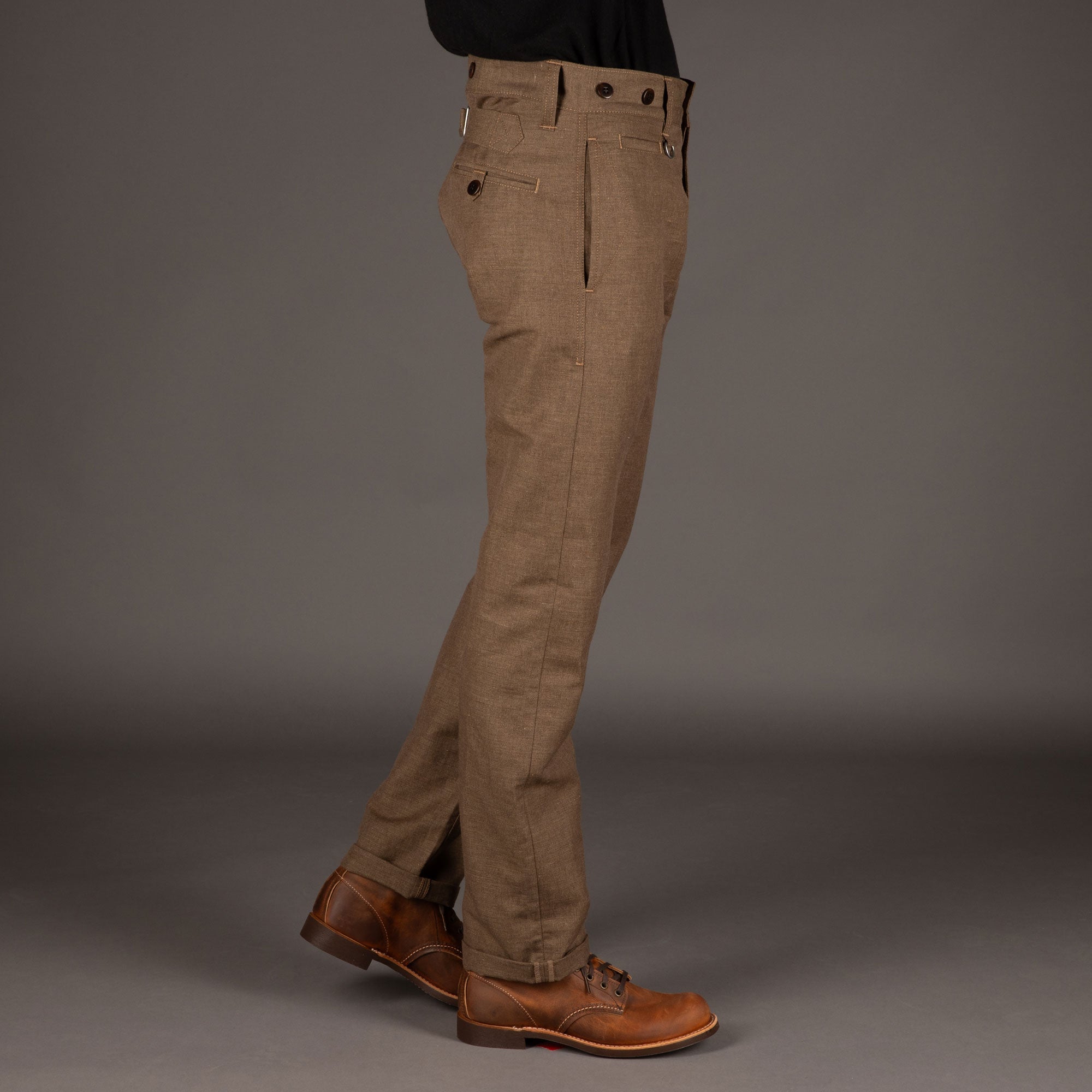 Pike Brothers1947 Harvester Pantalon Raymond brownPantalonsBritish Parts Lucerne