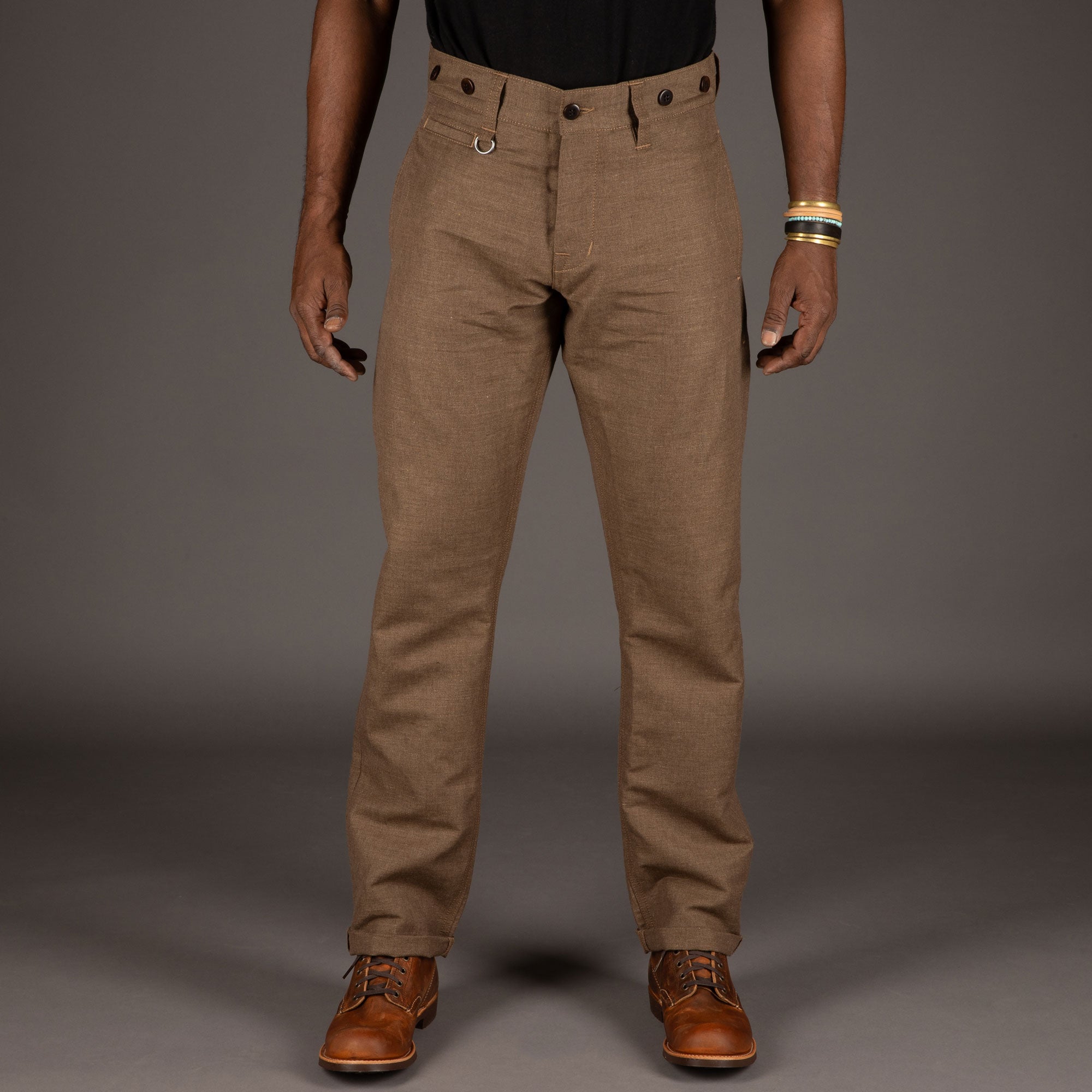 Pike Brothers1947 Harvester Pantalon Raymond brownPantalonsBritish Parts Lucerne