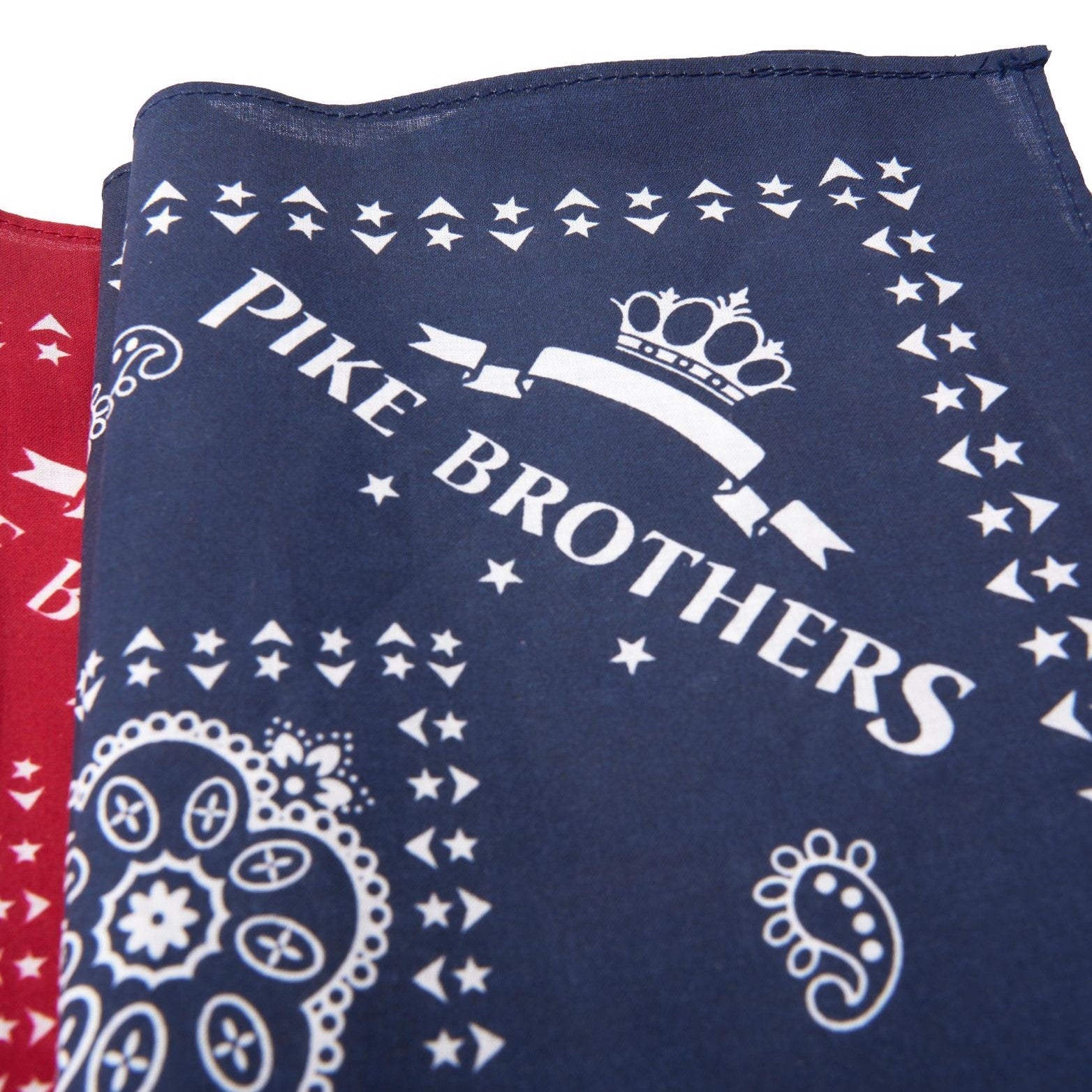 Pike Brothers1947 Logo Bandana BlueFoulardBritish Parts Luzern