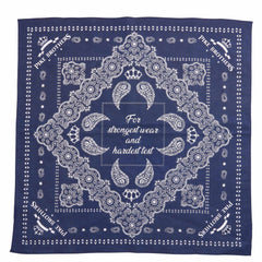 Pike Brothers1947 Logo Bandana BlueFoulardBritish Parts Luzern