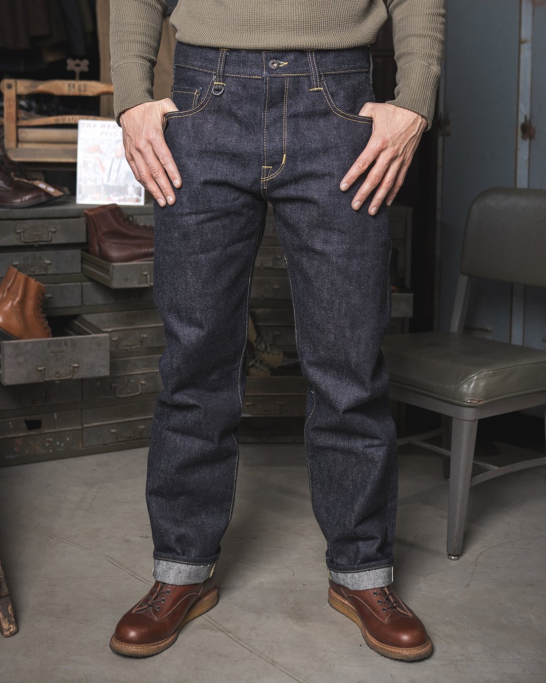 Pike Brothers1947 Roamer Pant 21oz IndigoPantalonsBritish Parts Luzern