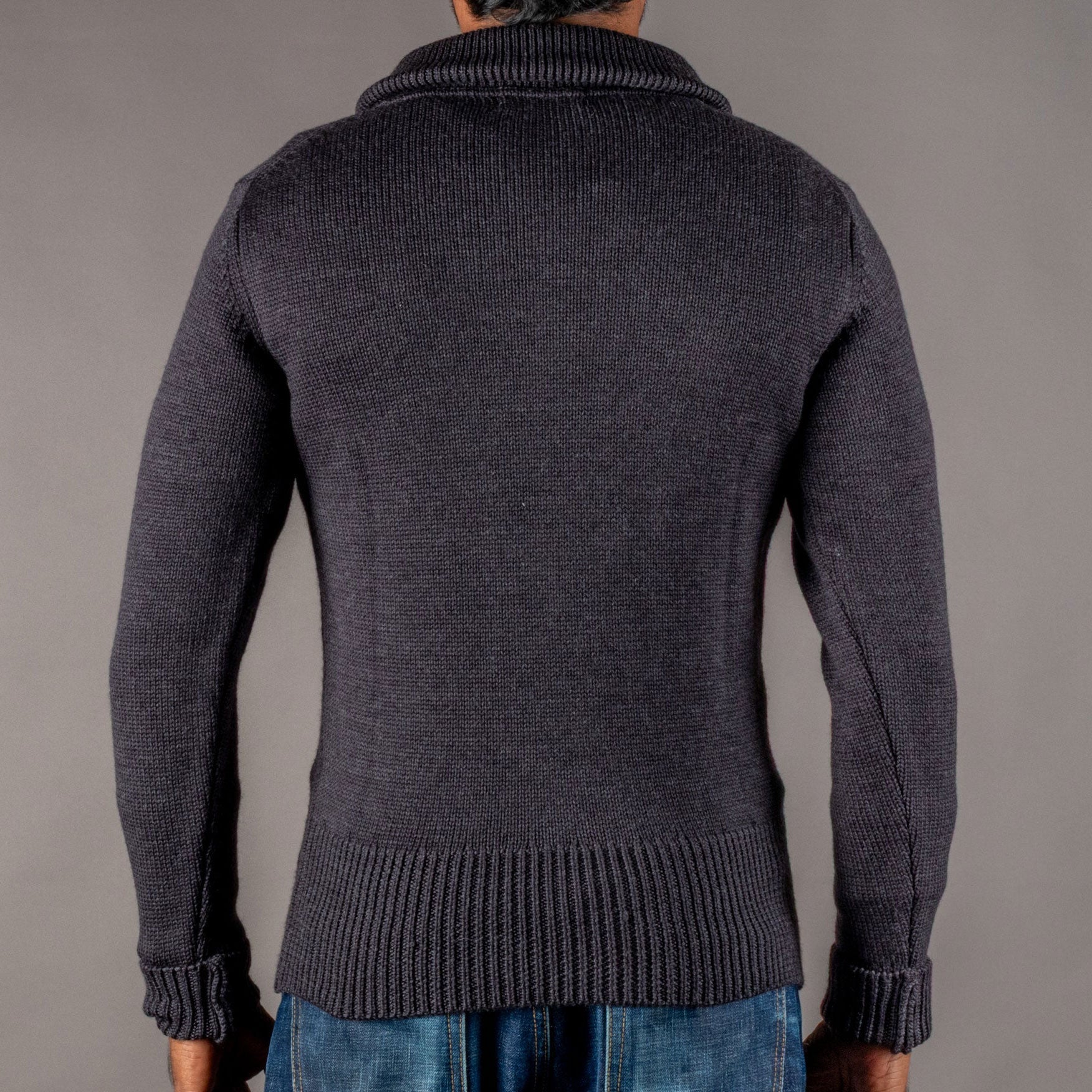 Pike Brothers1948 Pull-over en tricot Troyer AnthracitePulloverBritish Parts Luzern