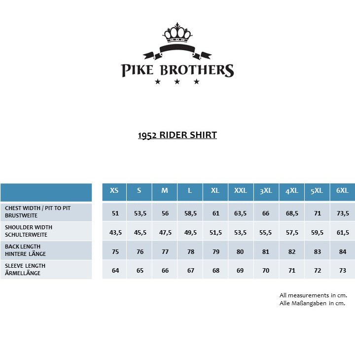 Pike Brothers1952 Rider Shirt Nashville brownChemiseBritish Parts Luzern