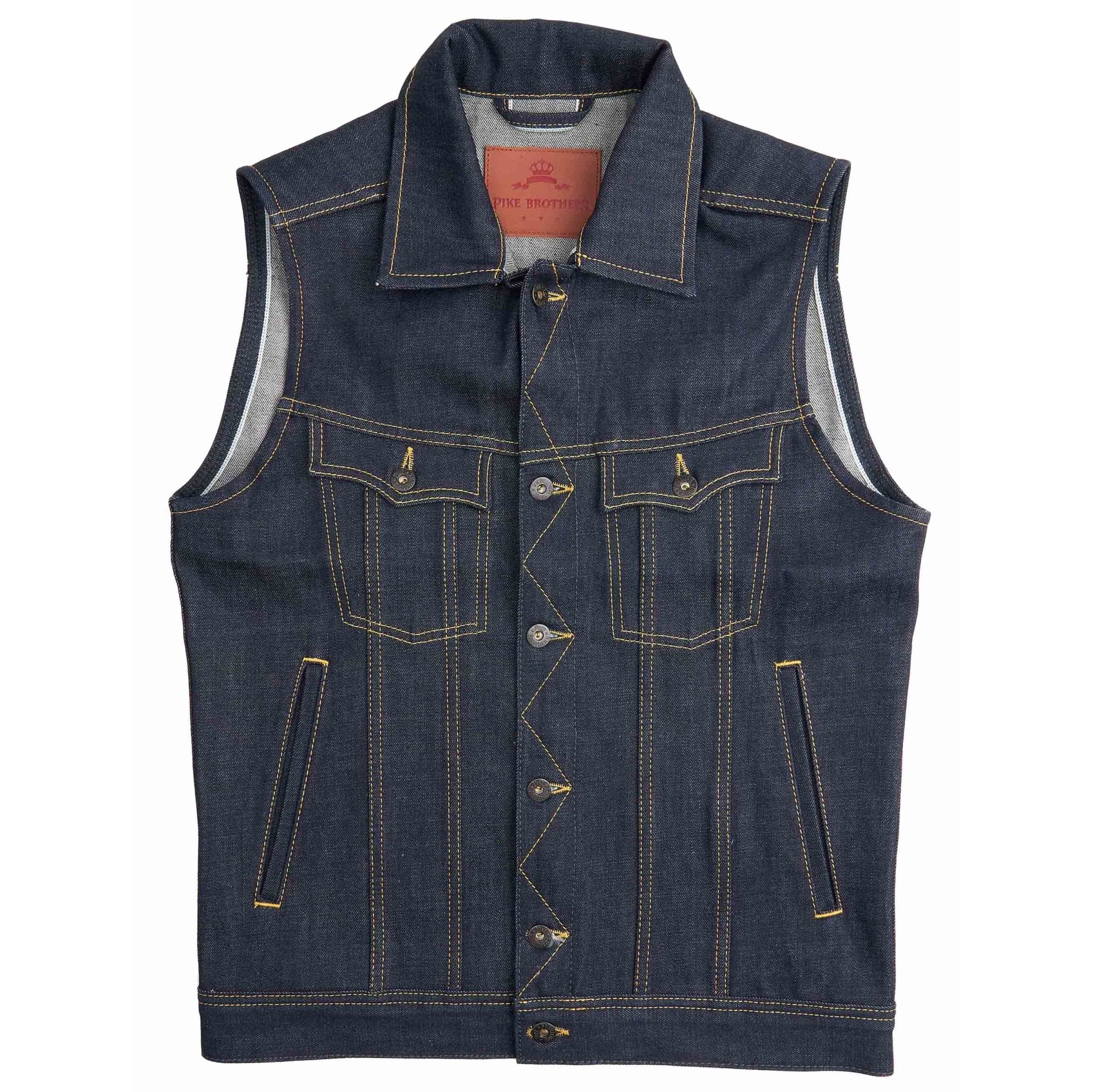 Pike Brothers1963 Roamer Vest 11oz MetalGiletsBritish Parts Luzern