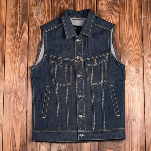 Pike Brothers1963 Roamer Vest 11oz MetalGiletsBritish Parts Luzern