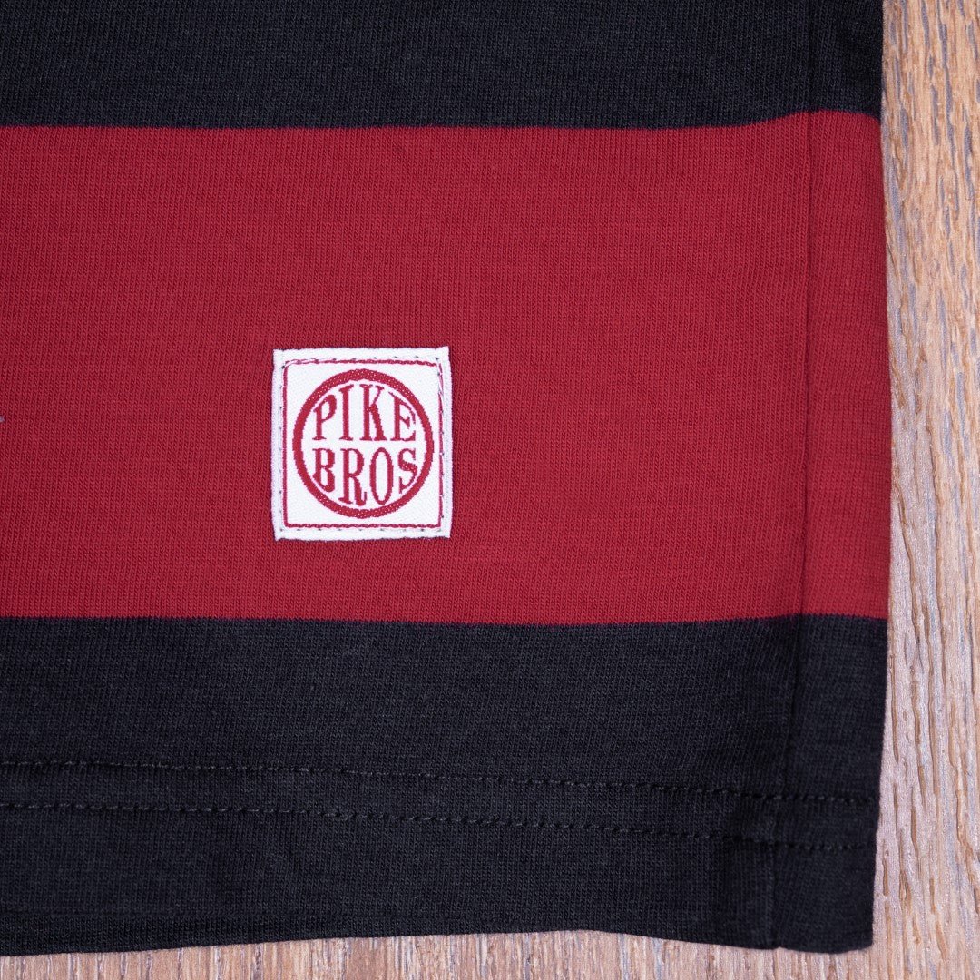 Chemise à manches longues rouge Pike Brothers 1964, Alcatraz, British Parts, Lucerne