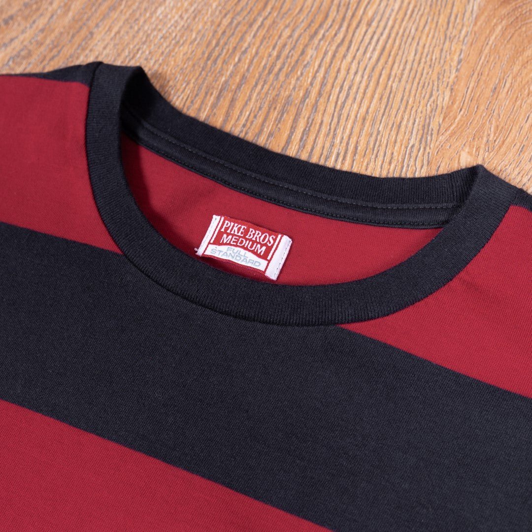 Chemise à manches longues rouge Pike Brothers 1964, Alcatraz, British Parts, Lucerne