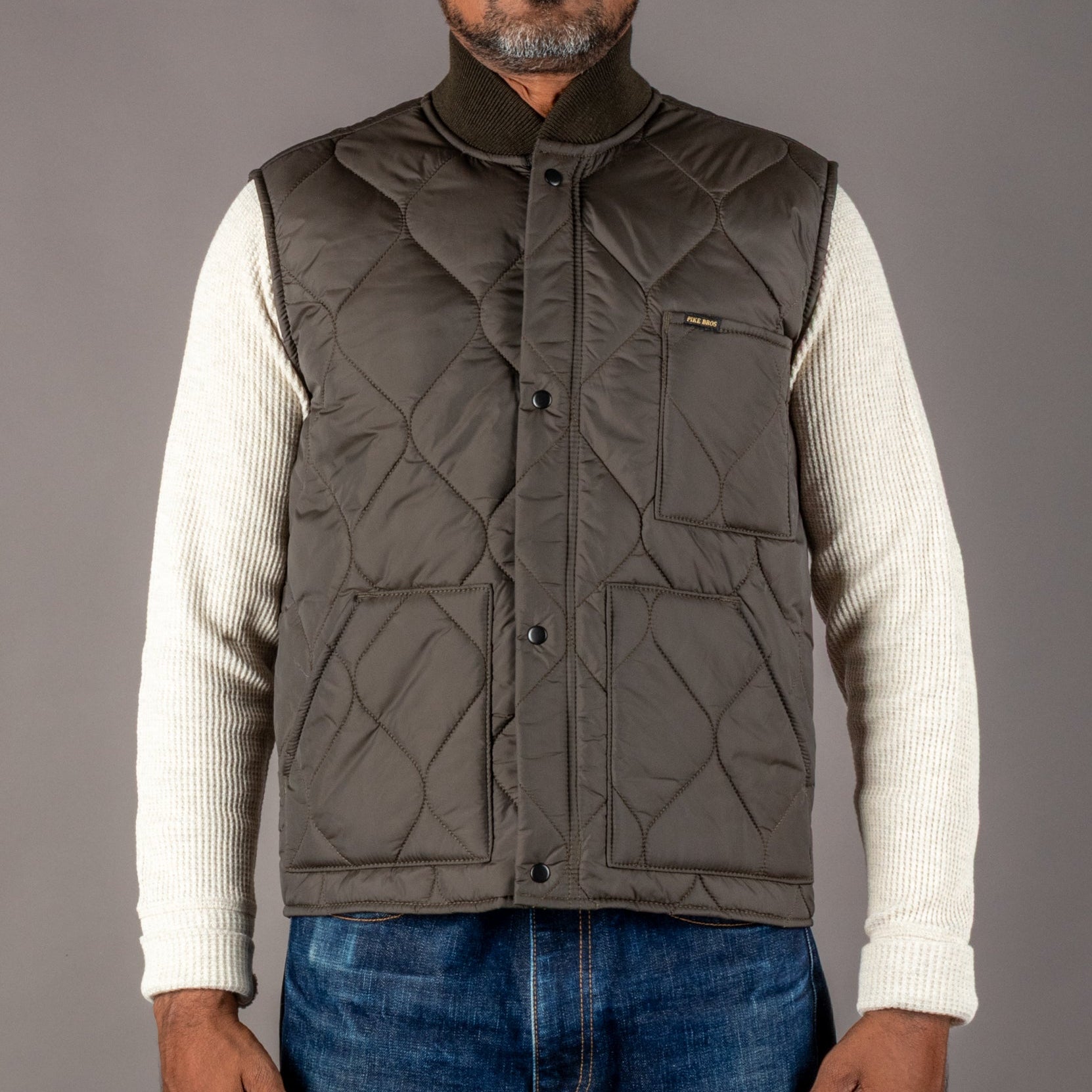 Pike Brothers1965 CWU Vest Olive DrabVestesBritish Parts Luzern