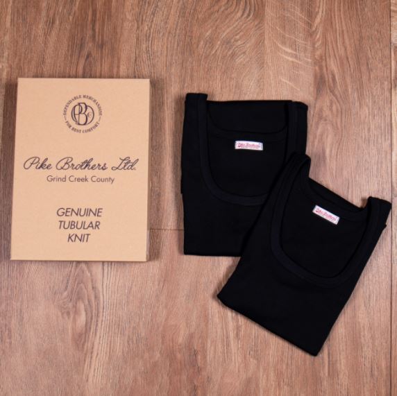 Pike Brothers1965 Débardeur Double Set noirDébardeurBritish Parts Luzern