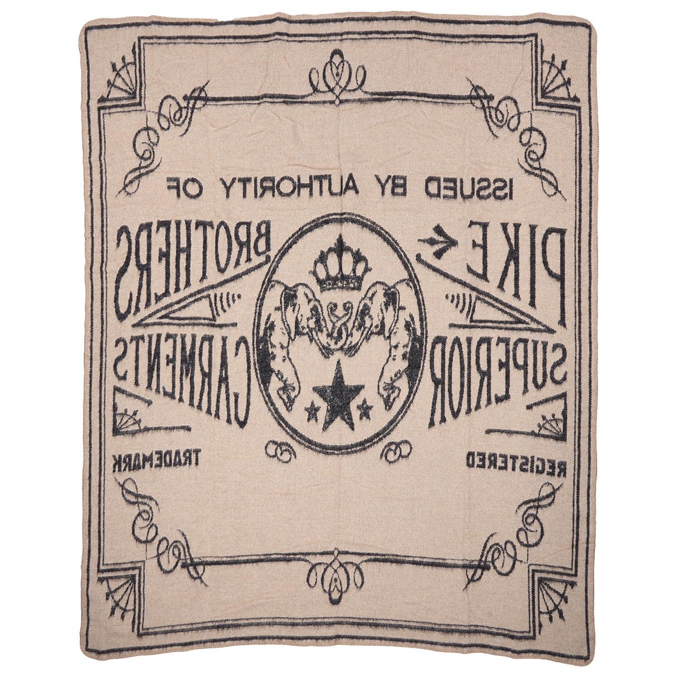 Pike Brothers1969 Logo plafond Faded BlackCouverturesBritish Parts Luzern