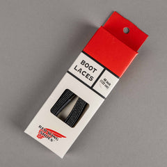 Red Wing Shoes122cm lacets de chaussures Flat Waxed noir (6 - 7 paires d'oeillets)British Parts Luzern