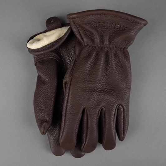 Red Wing ShoesGants en cuir doublés marronGantsBritish Parts Luzern