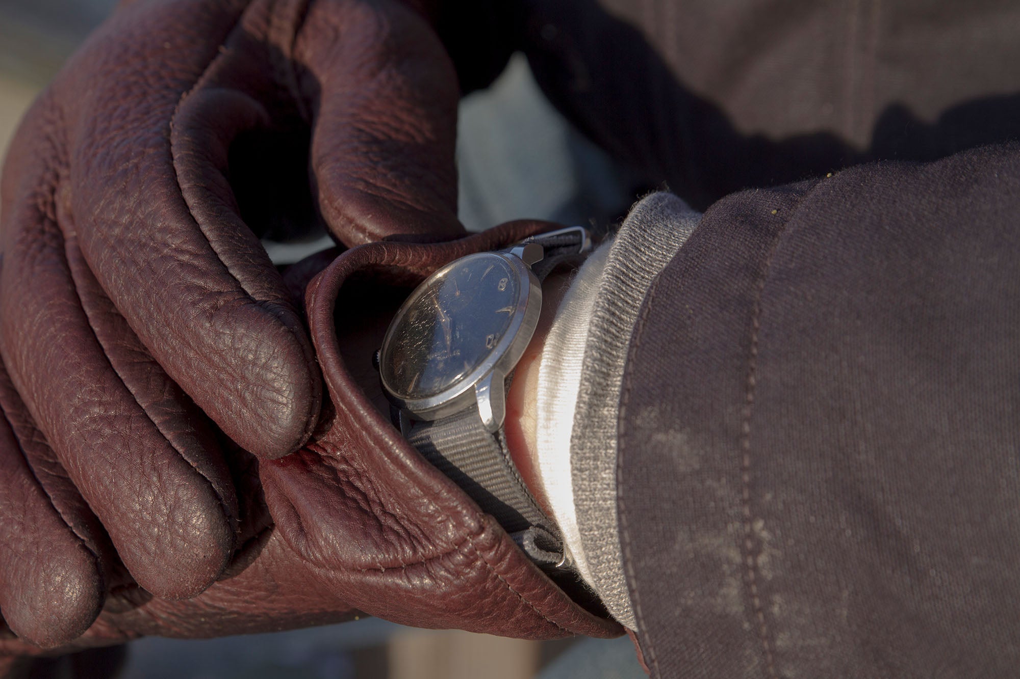 Red Wing ShoesGants en cuir doublés marronGantsBritish Parts Luzern