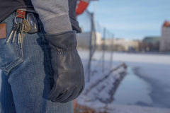 Red Wing ShoesGants en cuir doublés noirGantsBritish Parts Luzern