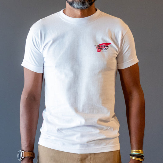 Red Wing ShoesLogo T-shirt blancT-shirtBritish Parts Lucerne