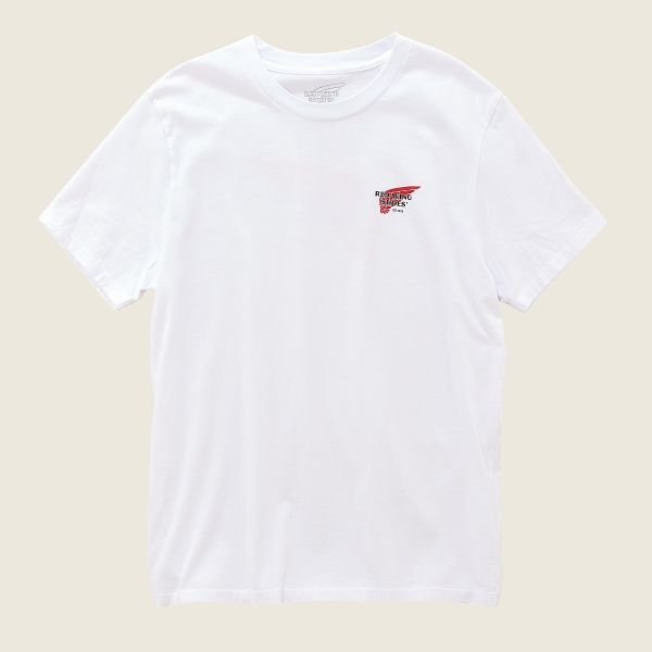 Red Wing ShoesLogo T-shirt blancT-shirtBritish Parts Lucerne