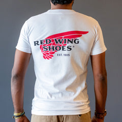 Red Wing ShoesLogo T-shirt blancT-shirtBritish Parts Lucerne