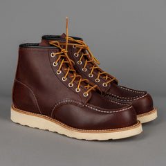 Red Wing ShoesMoc Toe 8138 Briar Oil Slick Leather Chaussures pour hommesChaussures British Parts Luzern