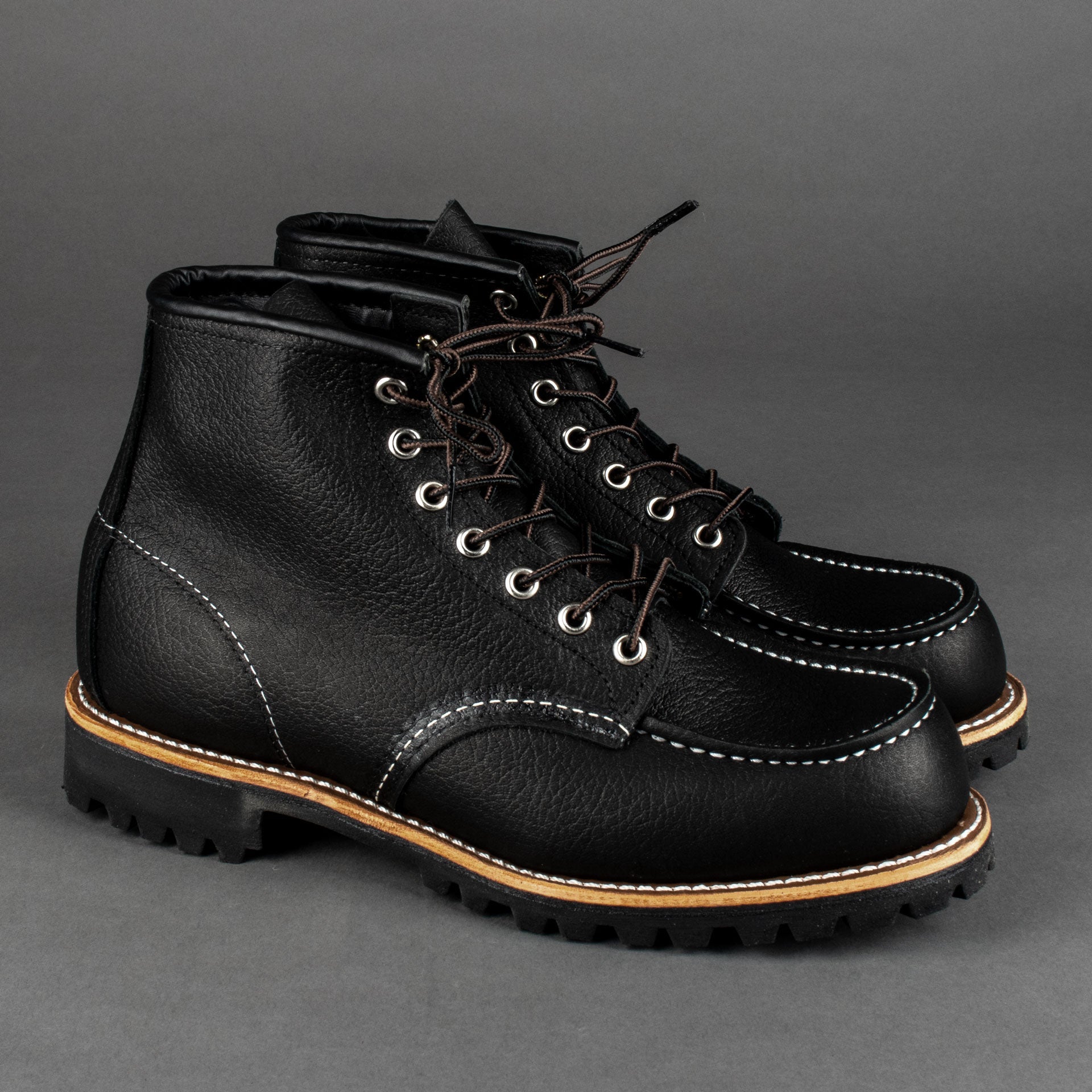 Red Wing ShoesRoughneck 2949 Black Oil Slick Leather Chaussures pour hommesChaussuresBritish Parts Luzern