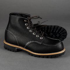 Red Wing ShoesRoughneck 2949 Black Oil Slick Leather Chaussures pour hommesChaussuresBritish Parts Luzern