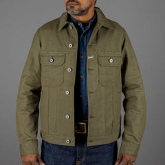 Rogue TerritoryCruiser Jacket Dry Wax Canvas OliveVestesBritish Parts Luzern
