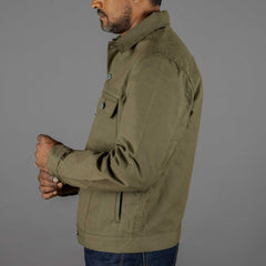 Rogue TerritoryCruiser Jacket Dry Wax Canvas OliveVestesBritish Parts Luzern