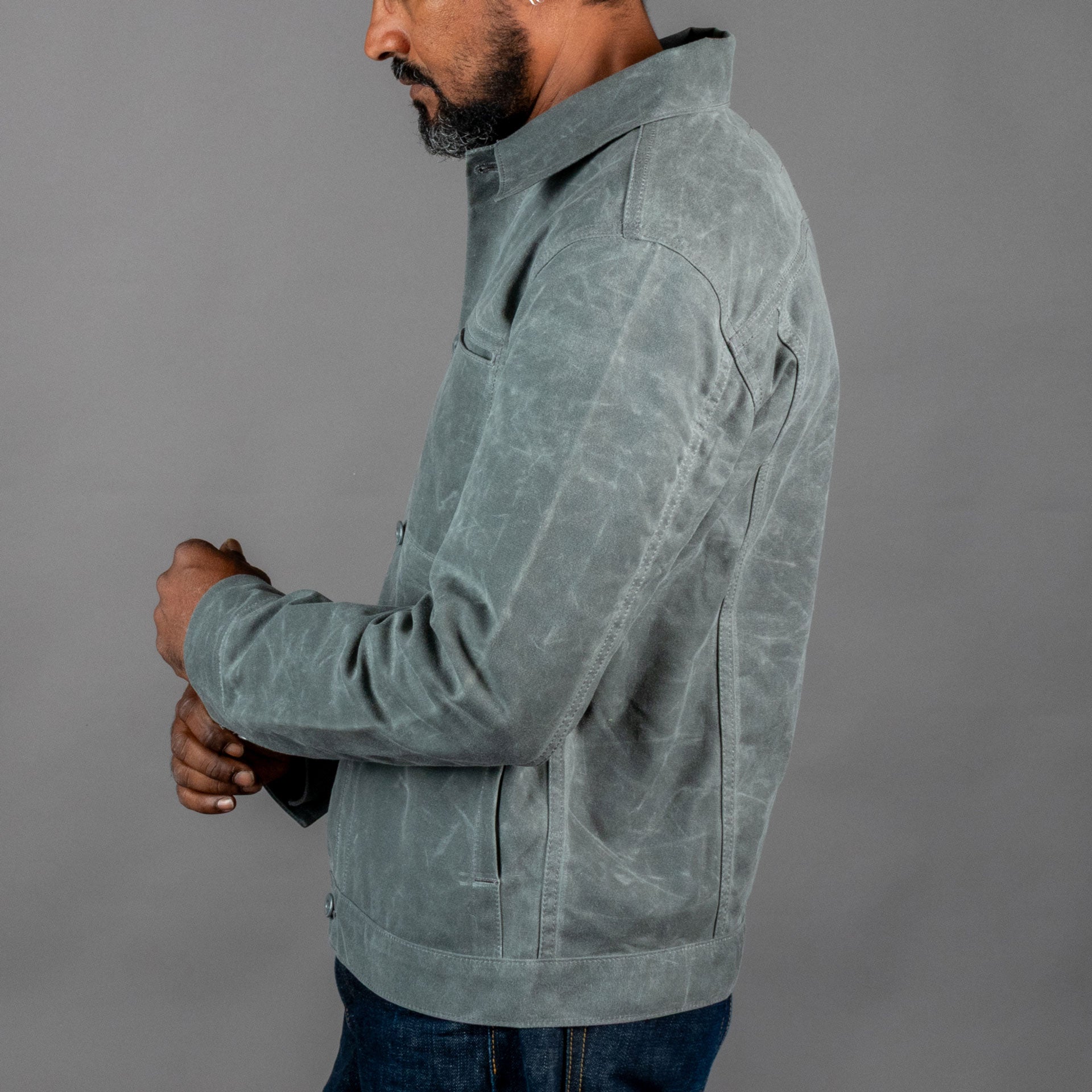 Rogue TerritorySupply Jacket Grey WaxedVestesBritish Parts Lucerne