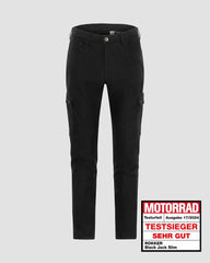 RokkerBlack Jack Slim Pantalon de motoPantalons de motoBritish Parts Luzern
