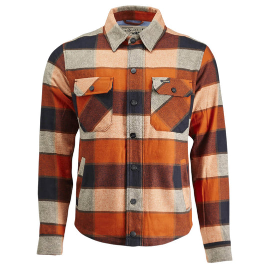 Chemise Rokker Boulder Rider, veste de moto rouge rouille British Parts Luzern