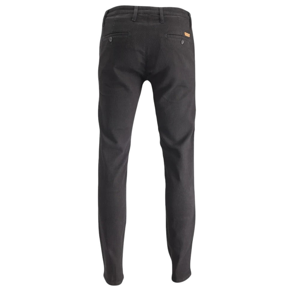 RokkerCord Chino Motorradhose BlackPantalons de motoBritish Parts Luzern