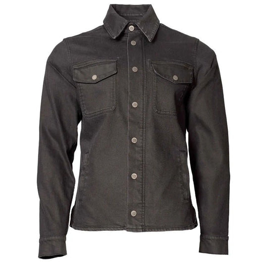 Rokker Rider Shirt Veste de moto noire légère British Parts Luzern