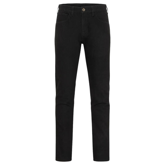 RokkerRokkertech Tapered Slim Black BlackPantalons motoBritish Parts Luzern