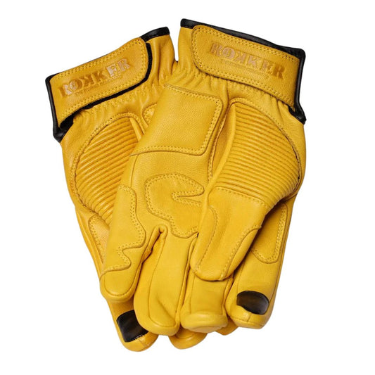 Gants de moto RokkerTucson jauneGantsBritish Parts Luzern