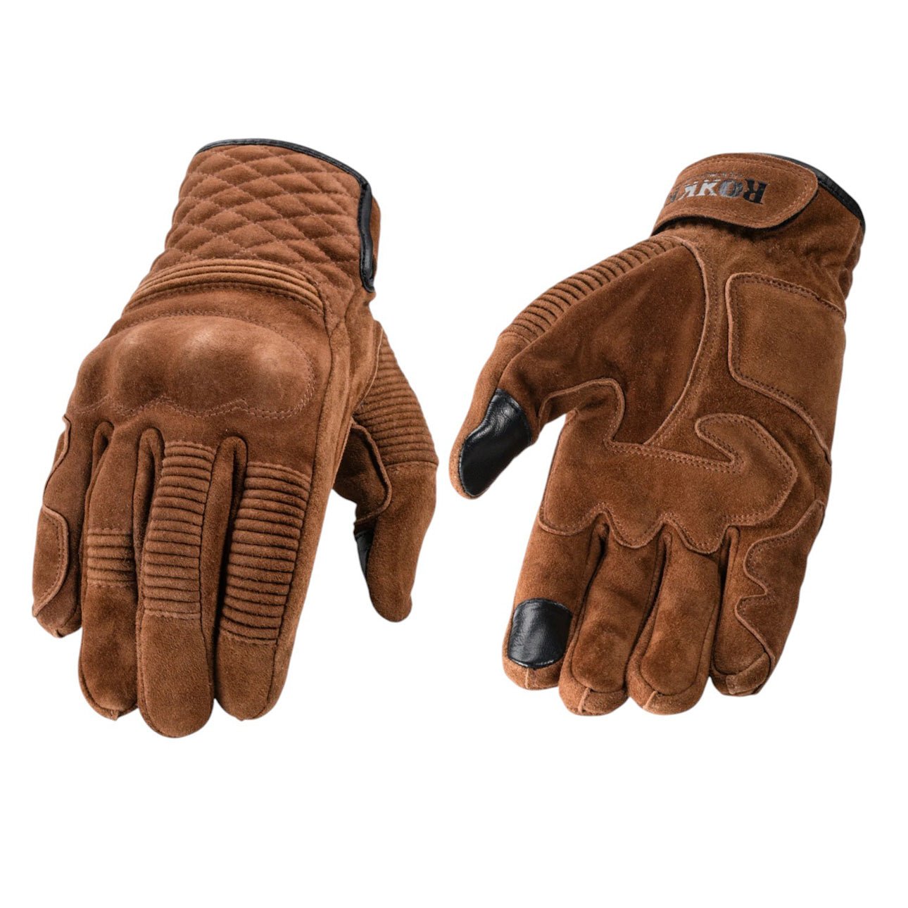 Gants de moto RokkerTucson rough brownGantsBritish Parts Luzern