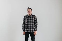 Roland Sands DesignBuellton Riding Shirt (veste de moto) en noir / blanc / rougeVeste de motoBritish Parts Luzern