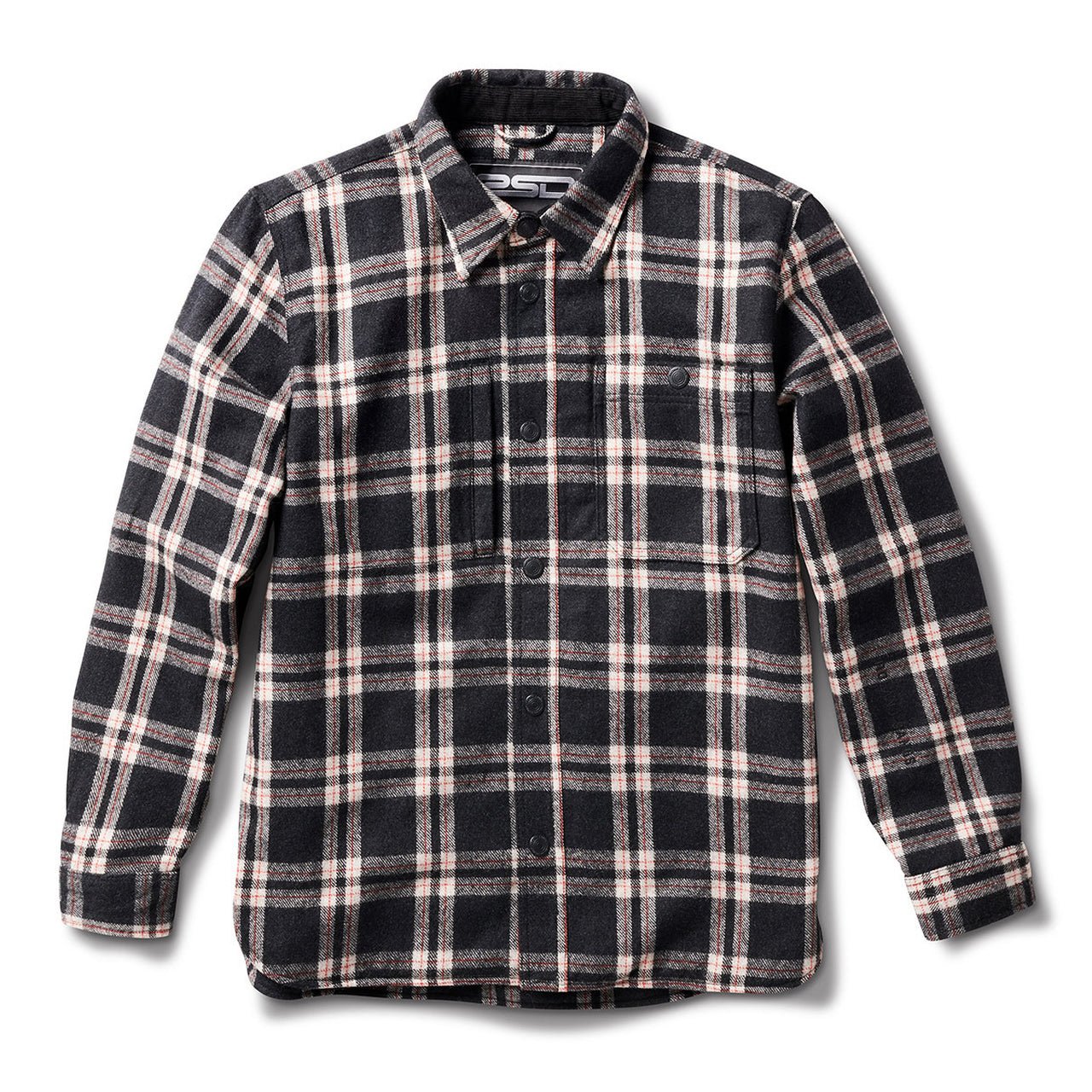 Roland Sands DesignBuellton Riding Shirt (veste de moto) en noir / blanc / rougeVeste de motoBritish Parts Luzern