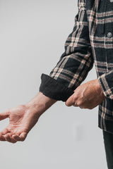 Roland Sands DesignBuellton Riding Shirt (veste de moto) en noir / blanc / rougeVeste de motoBritish Parts Luzern