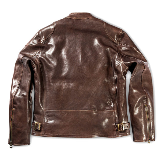 Shangri - La HeritageCafe Racer blouson cuir moto marronJackenBritish Parts Luzern