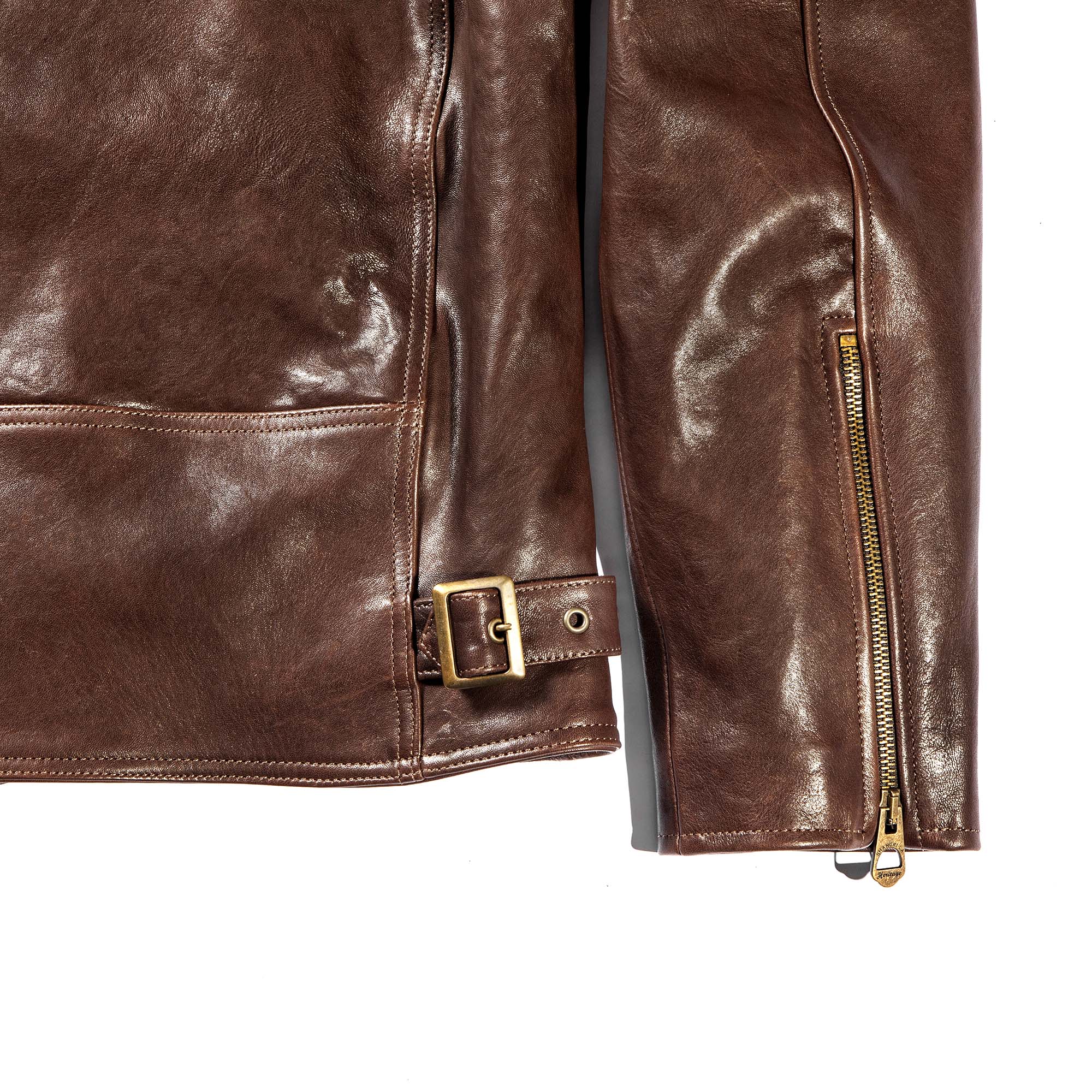 Shangri - La HeritageCafe Racer blouson cuir moto marronJackenBritish Parts Luzern