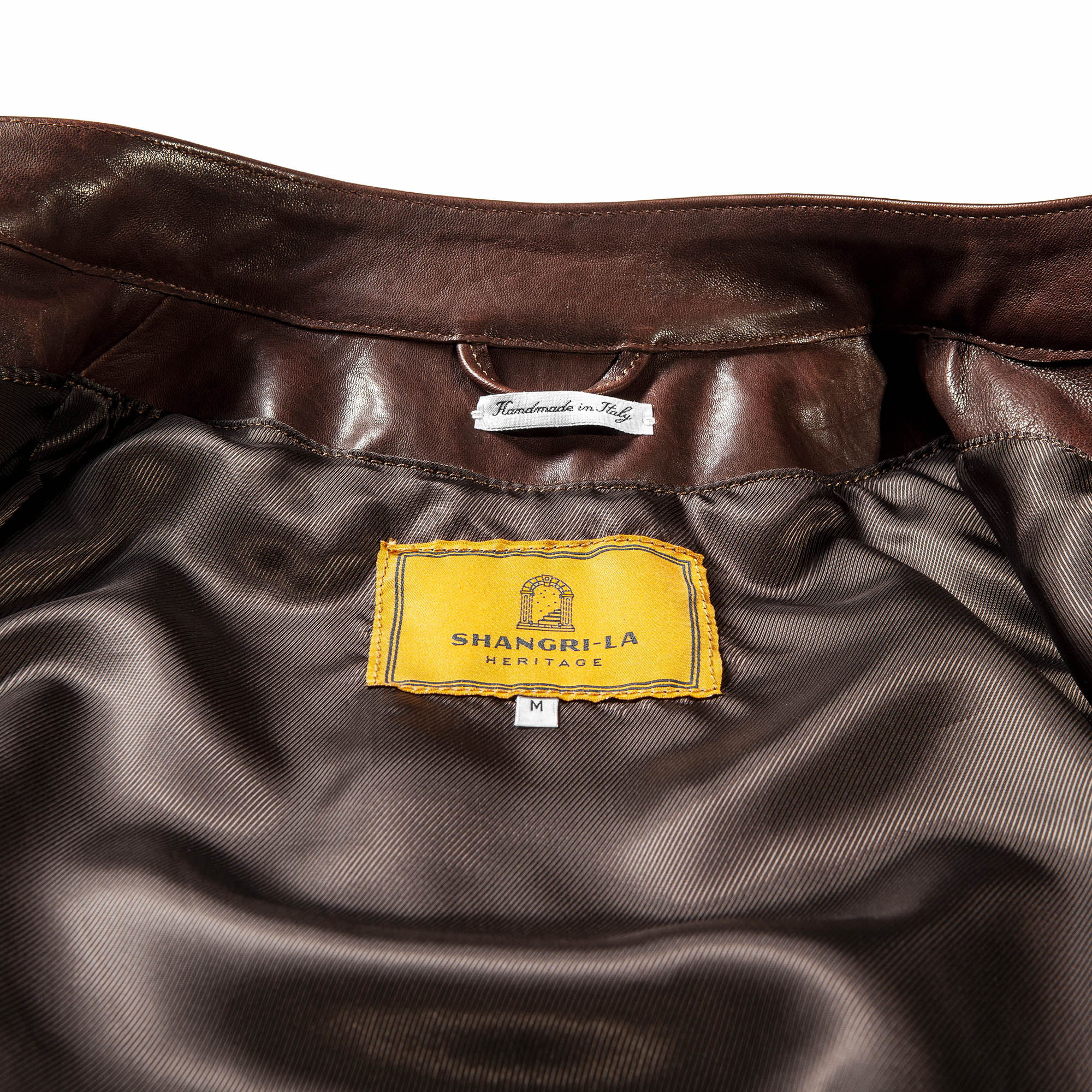 Shangri - La HeritageCafe Racer blouson cuir moto marronJackenBritish Parts Luzern