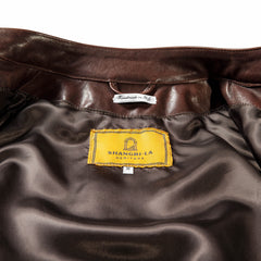 Shangri - La HeritageCafe Racer blouson cuir moto marronJackenBritish Parts Luzern