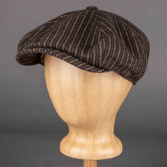 Stetson8 - Panel casquette à visière en laine - marron/beige rayuresCasquetteBritish Parts Luzern