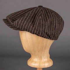 Stetson8 - Panel casquette à visière en laine - marron/beige rayuresCasquetteBritish Parts Luzern